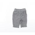 MINICLASIC Boys Grey Capri Trousers Size Newborn