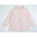 ANNE WEYBURN Womens Pink Overcoat Coat Size 18 - Silk feel