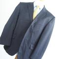 Pierre Cardin Mens Blue Wool Blend Suit Jacket 42 Chest (Short)