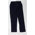 NEXT Mens Blue Cotton Pyjama Pants Size M Tie - Long