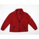 North Field Mens Red Fleece Jacket Coat Size M