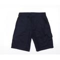Orn Mens Blue Cargo Shorts Size S