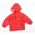 Kozi Kidz Boys Red Rain Coat Coat Size 4 Years