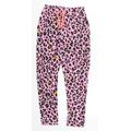 Matalan Girls Pink Animal Print Vinyl Sweatpants Trousers Size 9 Years Regular Drawstring - Pyjama Pants