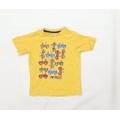 M&Co Boys Yellow Basic T-Shirt Size 4-5 Years - I love trucks