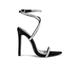 JLO Jennifer Lopez x REVOLVE Star Sandal in Black. Size 10, 9.5.