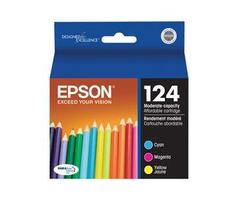 Epson T124520 DuraBrite Ultra Color Ink Cartridges - Pack Of 3