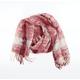 Avenue Womens Pink Floral Knit Scarf