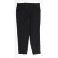 national express Womens Black Trousers Size 16 L29 in