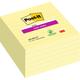 Post-it Super Sticky Notes 90 Sheets Canary Yellow Pack of 6, Canary Yellow