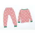 Carter's Boys Red Pyjama Set Size 3 Years - christmas