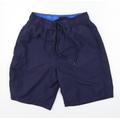 George Mens Blue Cargo Shorts Size S