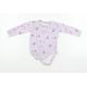 John Lewis Girls Purple Babygrow One-Piece Size 9-12 Months