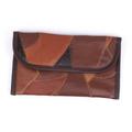 Moda Nova Patchwork Brown Leather Womens Clutch Bag