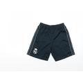 adidas Boys Grey Striped 100% Polyester Dungaree Shorts Shorts Size 11-12 Years Regular