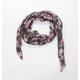 Preworn Brown Floral Womens Scarf