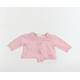 NEXT Girls Pink Jacket Coat Size Newborn Button