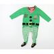 Preworn Baby Green Babygrow One-Piece Size 12 Months - Santa