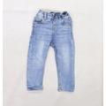 Matalan Boys Blue Denim Capri Jeans Size 12-18 Months - Leg: 11