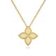 Roberto Coin Princess Flower 18ct Yellow Gold Pendant Necklace