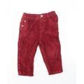 M&Co Girls Red Jogger Trousers Size 12-13 Years