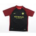 Nike Boys Black Jersey T-Shirt Size M - Manchester City