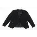 M&Co Womens Black Jacket Sport Coat Size 14