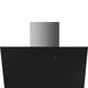 Smeg KICV90BL 90cm Angled Chimney Hood with Auto Vent,Black Glass