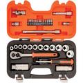 Bahco S330 34 Piece 1/4" and 3/8" Drive Socket Set