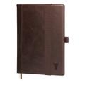 A4 / A5 Leather Notebook Cover (with Notebook Insert) - A5 / Dark Brown