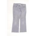 Papaya Womens Green Striped Denim Bootcut Jeans Size 4 L28 in