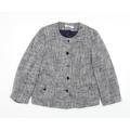 M&Co Womens Grey Jacket Blazer Size 18