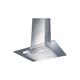 Smeg 90cm Flat Glass Island Cooker Hood - Stainless Steel