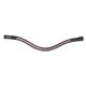 Hy Equestrian Rosciano Rose Gold Horse Brow Band Brown and Rose Gold - Full