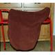 Shires Fleece Saddle Cover Maroon - 14 - 16.5