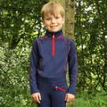 Hy Equestrian Stella Children's Base Layer - Navy/Red - 7-8 Years