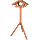 Trixie Pine Wood Natura Bird Feeder with Stand Red/White - 46 x 22 x 44cm/1.15m