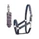 Agrihealth Halter Set Silver Hearts - Night Blue - Cob