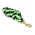 Shires Headcollar Lead Rope With Trigger Clip Black/Lime - One Size