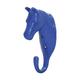 Perry Equestrian Horse Head Single Stable/Wall Hook - Blue