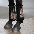 WeatherBeeta Brushing Boots Leopard Print Brown - Cob