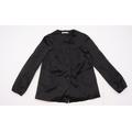 Susan Berman Womens Black Satin Jacket Size 12
