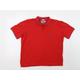 Russell Athletic Mens Red Polo Size L