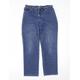 Gloria Vanderbilt Womens Blue Denim Straight Jeans Size 6 L25 in