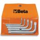 Beta Tools 98 XZN/B5 5pc Offset Triple Square / XZN® Key Wrench Set | 000980650