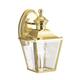 KL-BAY-SHORE2-S Bay Shore 1 Light Outdoor Wall Light In Polished Brass - Height: 263mm