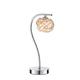 Endon 77568 Talia Touch Table Lamp In Chrome Plate And Clear Crystal Glass