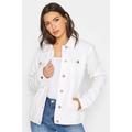 Lts Tall White Denim Jacket 16 Lts | Tall Women's Jackets