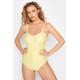 Lts Tall Yellow Gingham Tie Shoulder Swimsuit 12 Lts | Tall Women's Swimsuits