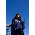 FILA Axel Logo Hoodie Navy